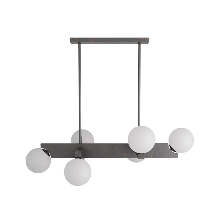 Arteriors DRC02 Six Light Chandelier, English Bronze
