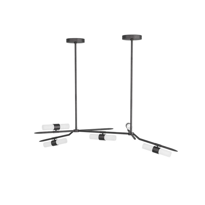 Arteriors DRC04 LED Chandelier, English Bronze
