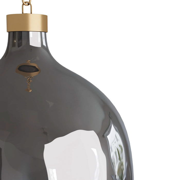 Arteriors DSI05 One Light Pendant, Flint Luster