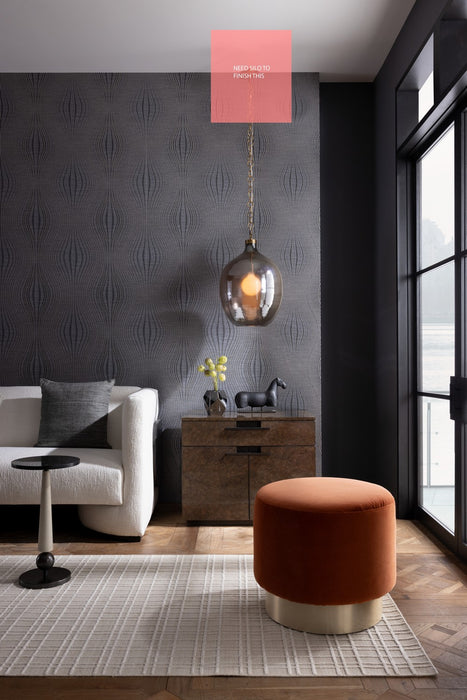Arteriors DSI05 One Light Pendant, Flint Luster