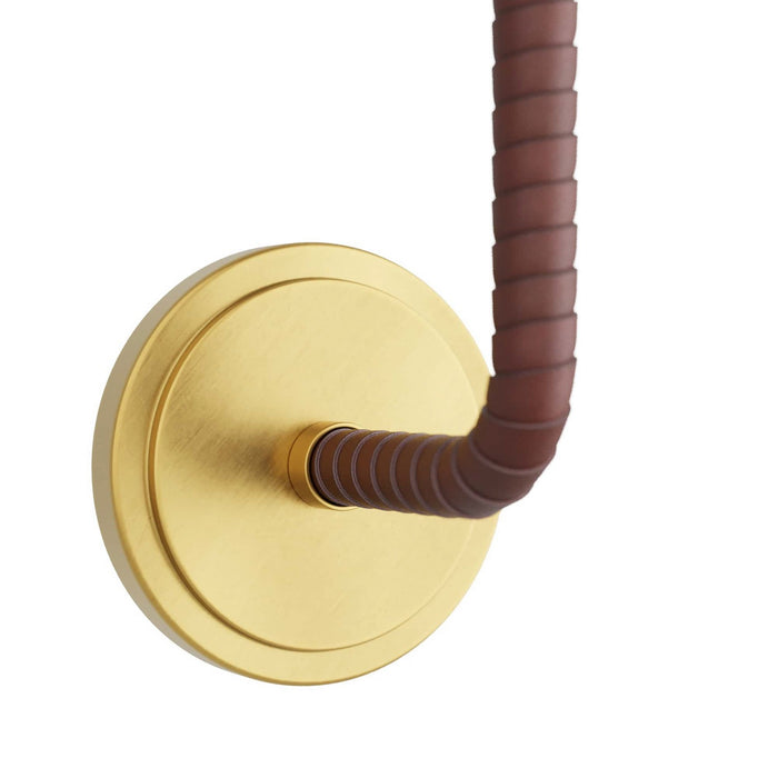 Arteriors DWC06 One Light Wall Sconce, Antique Brass