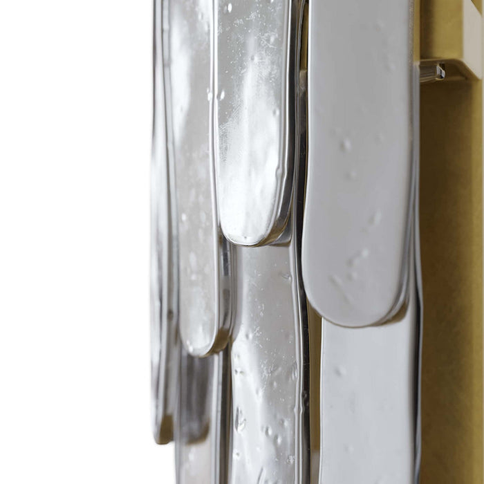 Arteriors DWC17 LED Wall Sconce, Blue Smoke Luster