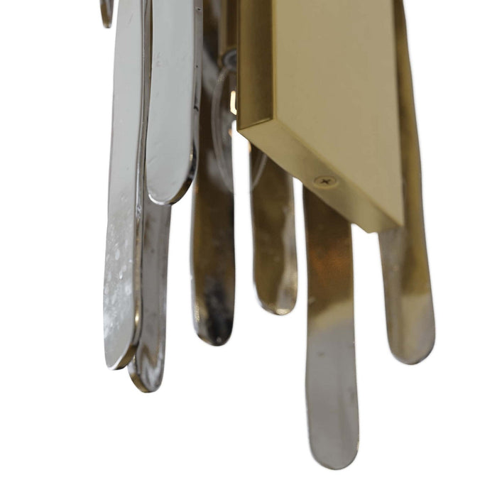 Arteriors DWC17 LED Wall Sconce, Blue Smoke Luster