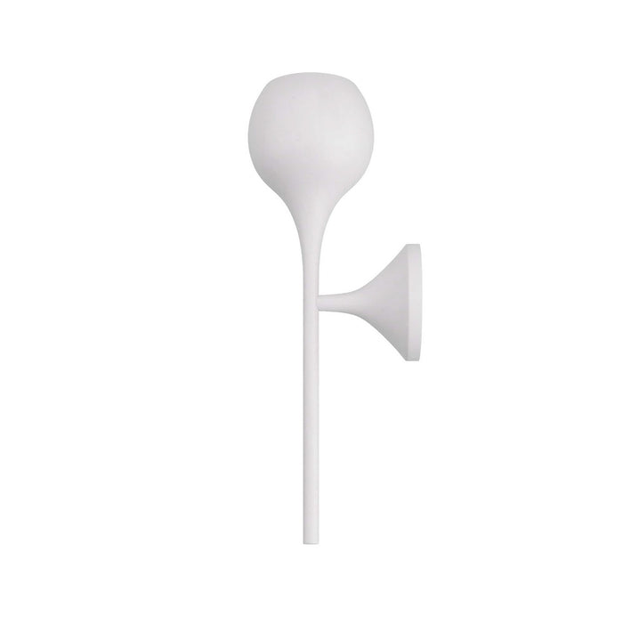 Arteriors DWI01 One Light Wall Sconce, White Gesso