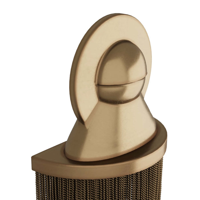Arteriors DWI05 Two Light Wall Sconce, Vintage Brass