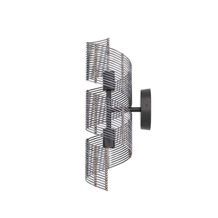 Arteriors DWS02 Two Light Wall Sconce, Dark Gray Stained