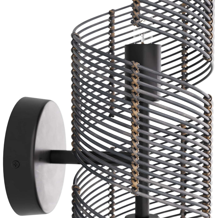 Arteriors DWS02 Two Light Wall Sconce, Dark Gray Stained