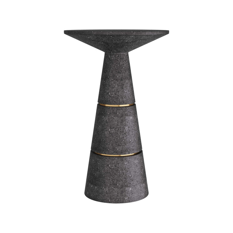 Arteriors FAC01 Accent Table, Charcoal