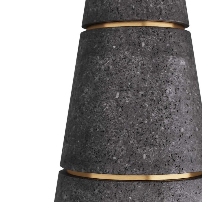 Arteriors FAC01 Accent Table, Charcoal