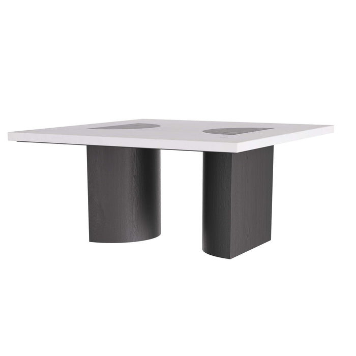 Arteriors FCI01 Cocktail Table, White Sandblasted