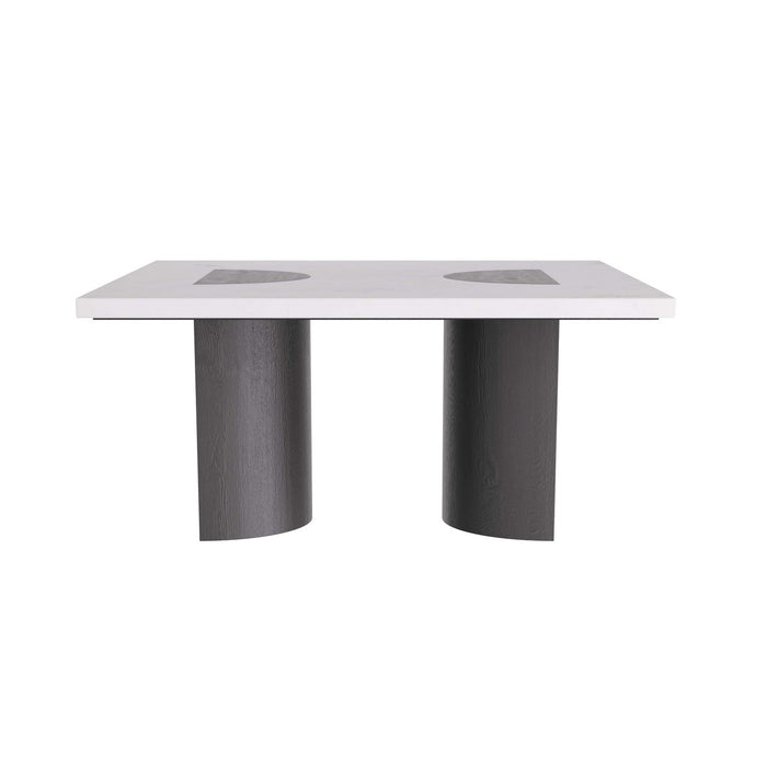 Arteriors FCI01 Cocktail Table, White Sandblasted
