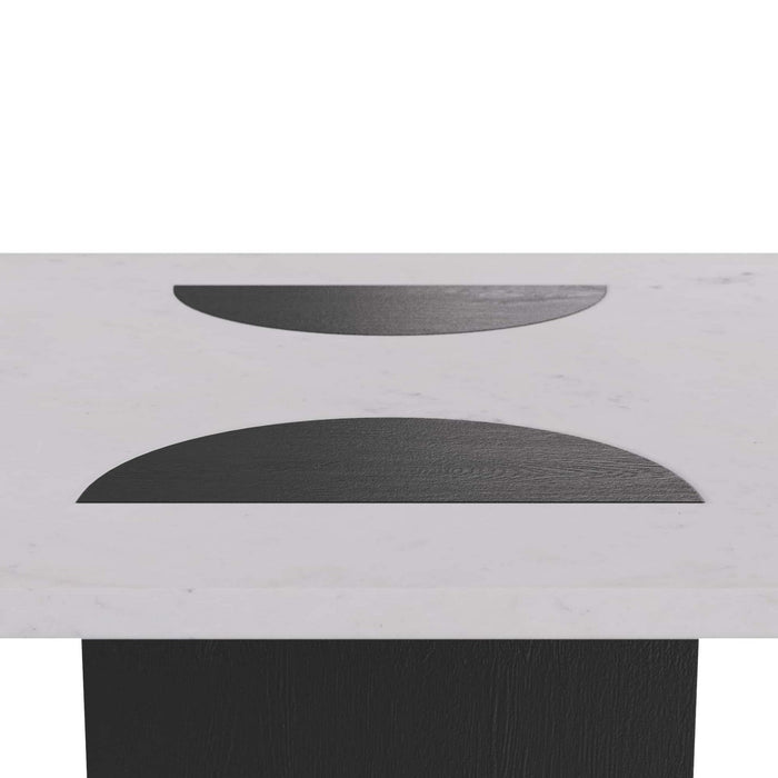 Arteriors FCI01 Cocktail Table, White Sandblasted