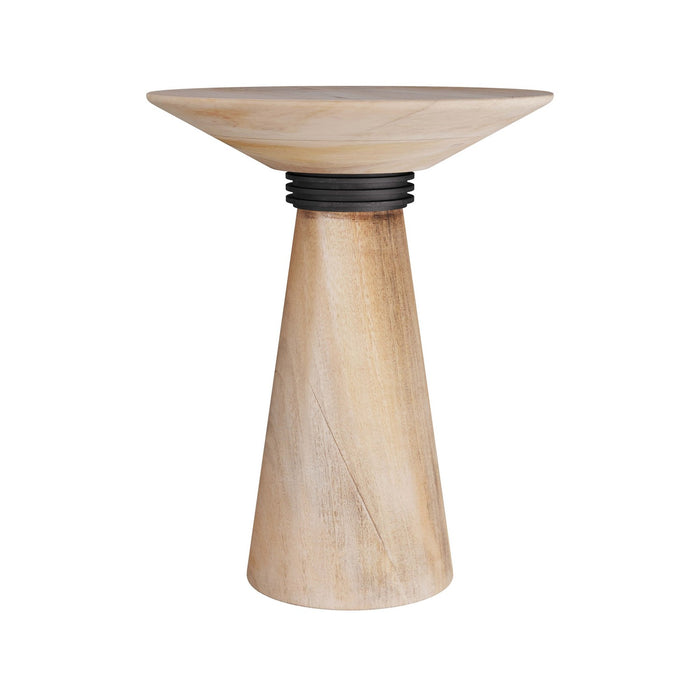 Arteriors FEI01 End Table, Whitewashed