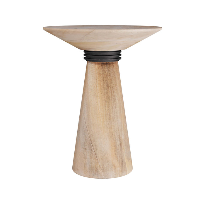 Arteriors FEI01 End Table, Whitewashed