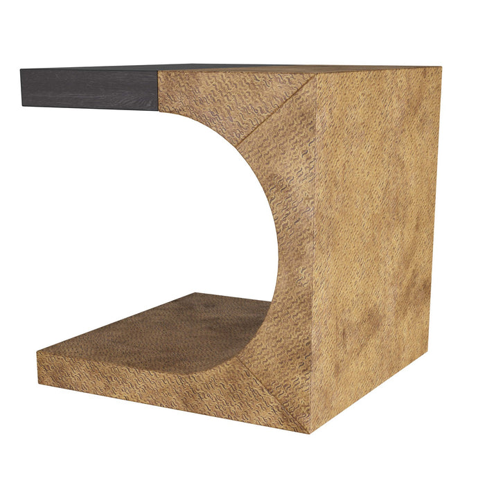 Arteriors FEI14 End Table, Ebony