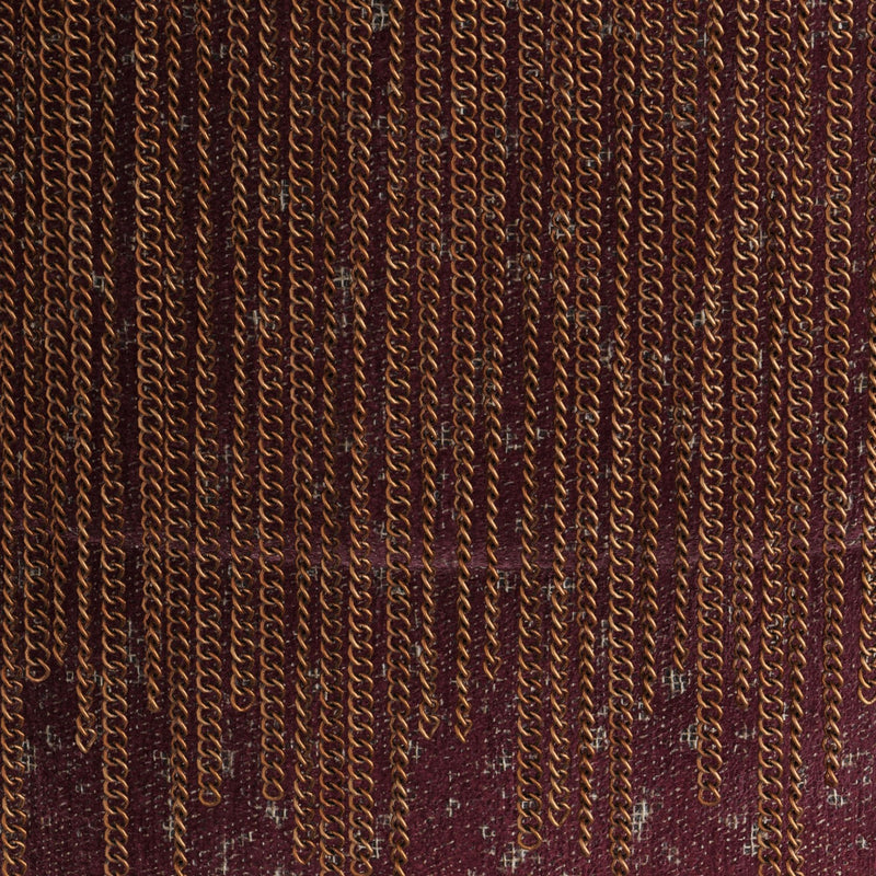 Arteriors FOI03 Ottoman, Bordeaux
