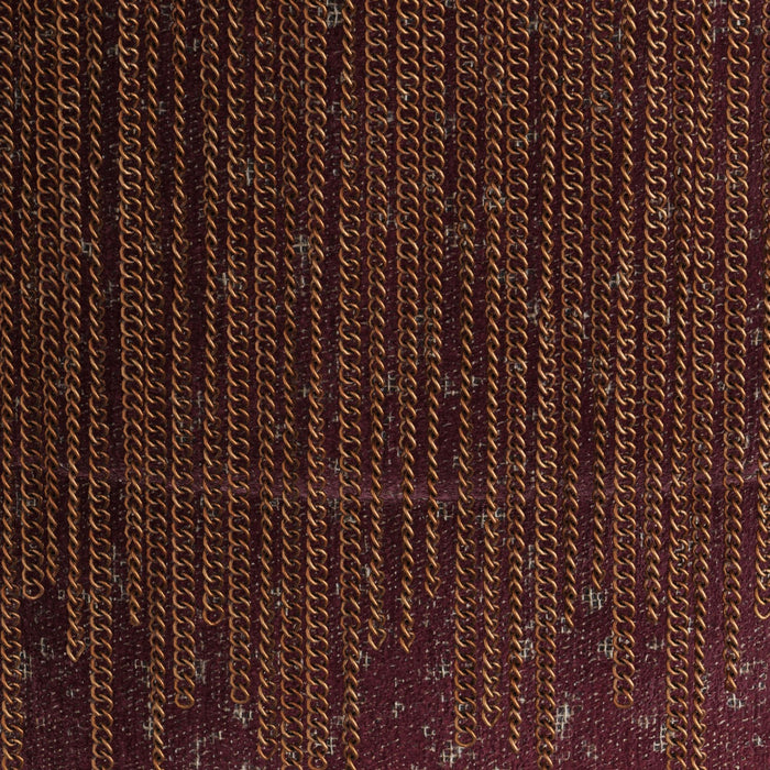 Arteriors FOI03 Ottoman, Bordeaux