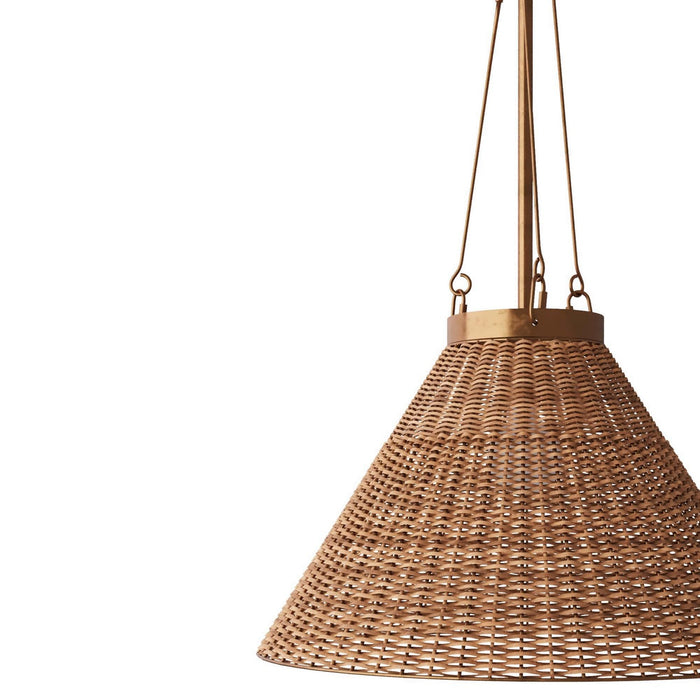 Arteriors GCDPI01 One Light Pendant, Natural