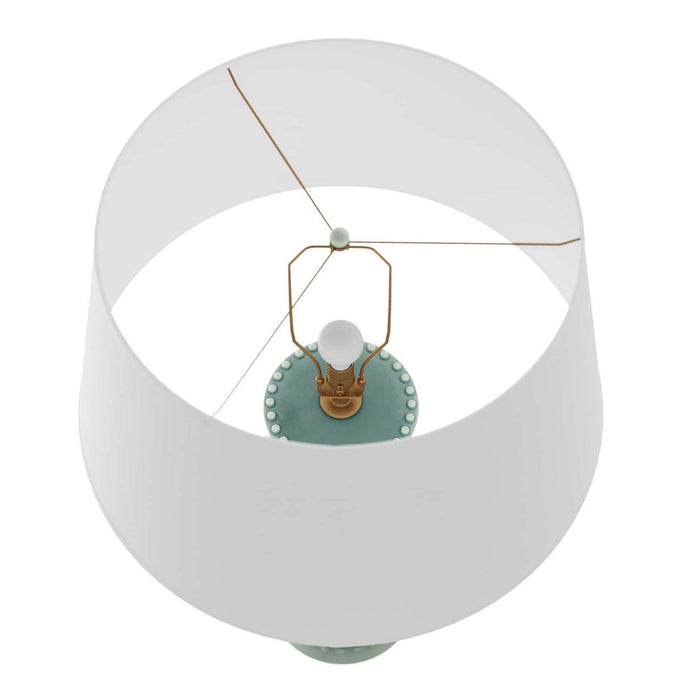 Arteriors GCPTC01-361 One Light Table Lamp, Celedon