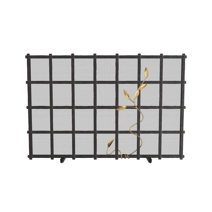 Arteriors GDAFI01 Fire Screen, Natural Iron