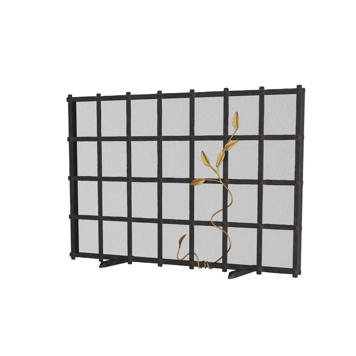 Arteriors GDAFI01 Fire Screen, Natural Iron
