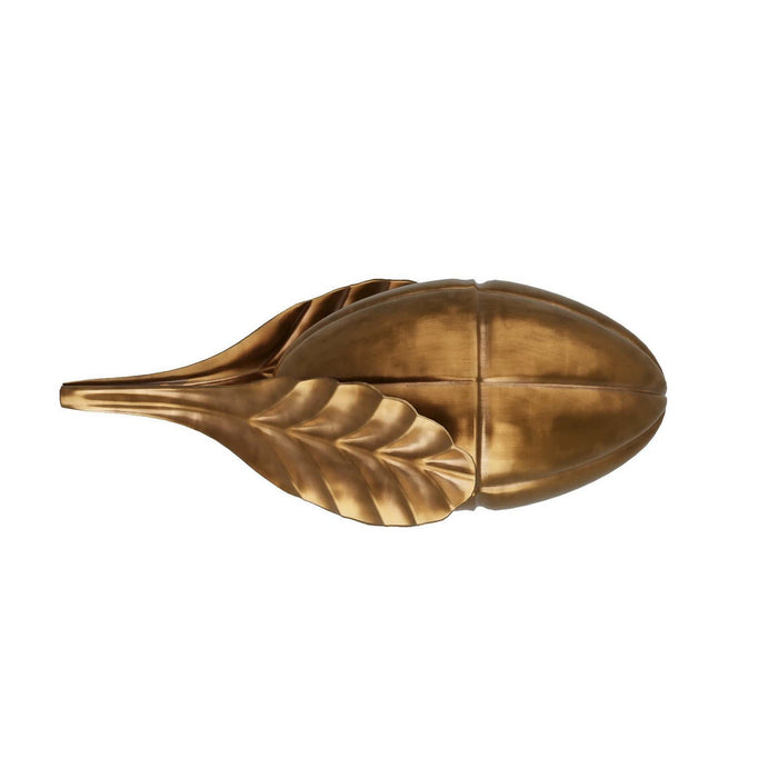 Arteriors GDASI02 Sculpture, Vintage Brass