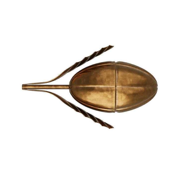 Arteriors GDASI02 Sculpture, Vintage Brass