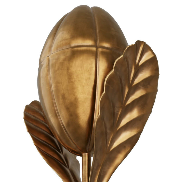 Arteriors GDASI02 Sculpture, Vintage Brass