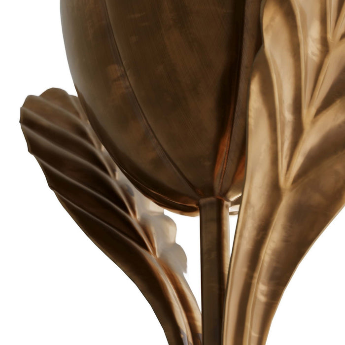 Arteriors GDASI02 Sculpture, Vintage Brass