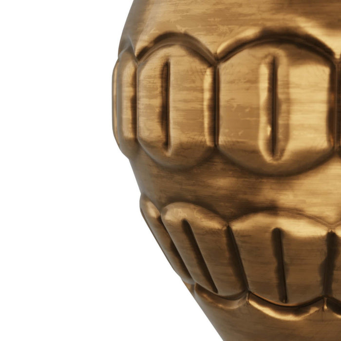 Arteriors GDASI03 Sculpture, Vintage Brass
