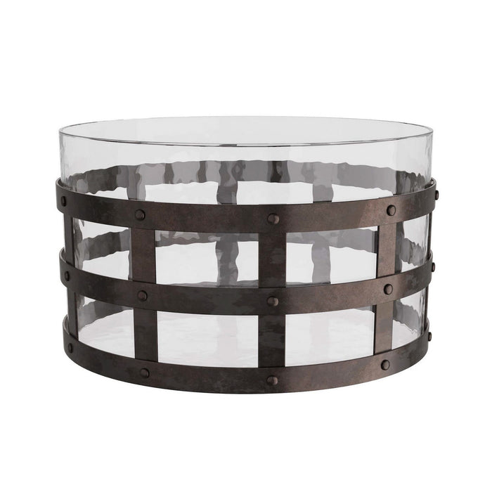 Arteriors GDAVI02 Centerpiece, Blackened Iron