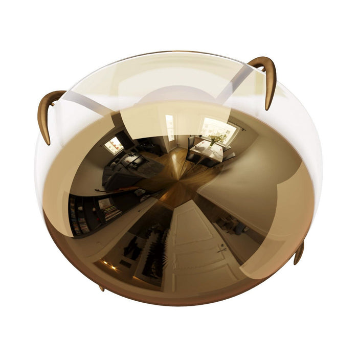 Arteriors GDDFC01 One Light Flush Mount, Gold Ombre