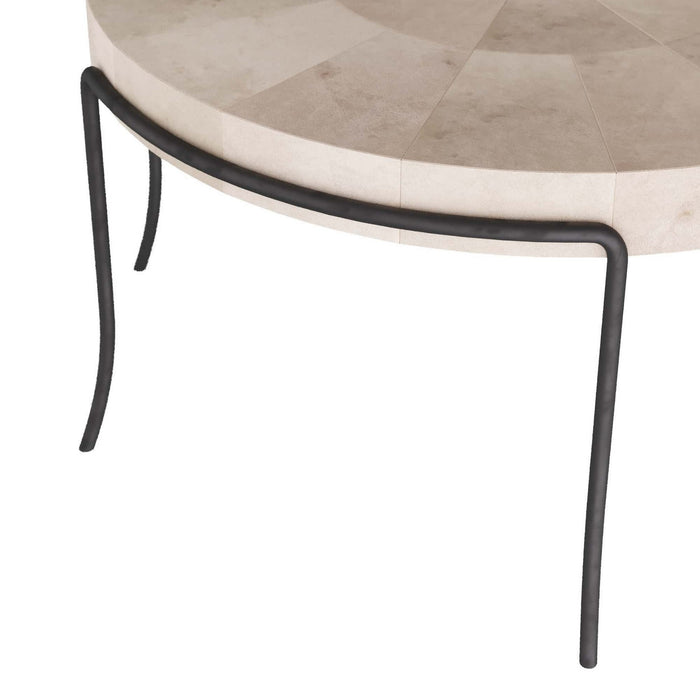 Arteriors GDFCI01 Coffee Table, Ivory