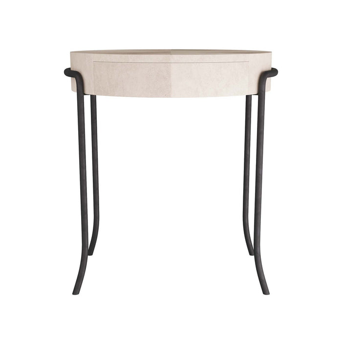 Arteriors GDFEI01 End Table, Ivory