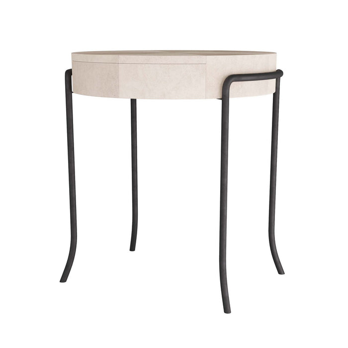 Arteriors GDFEI01 End Table, Ivory
