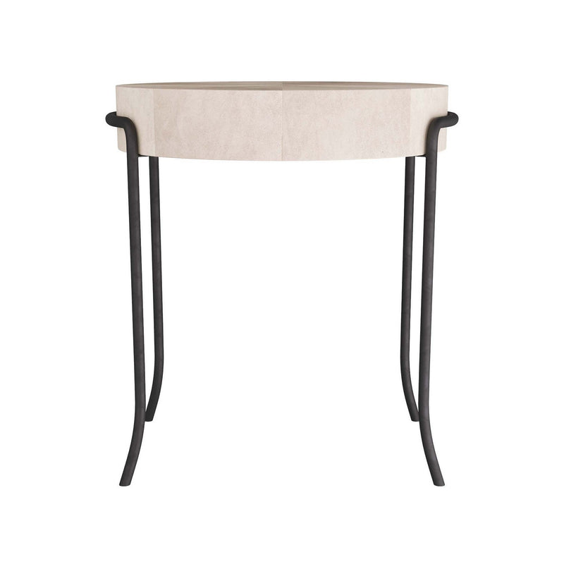 Arteriors GDFEI01 End Table, Ivory