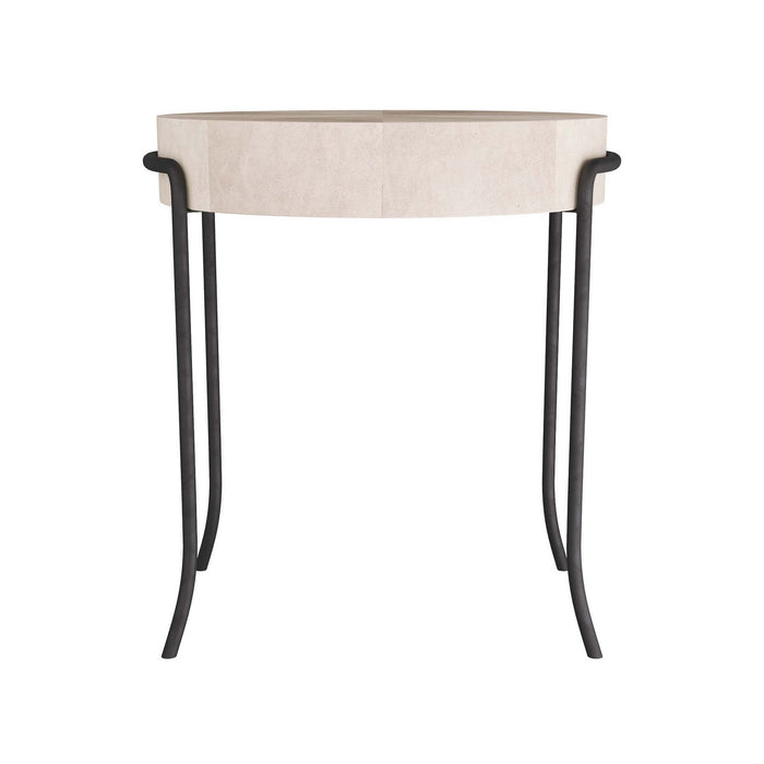 Arteriors GDFEI01 End Table, Ivory