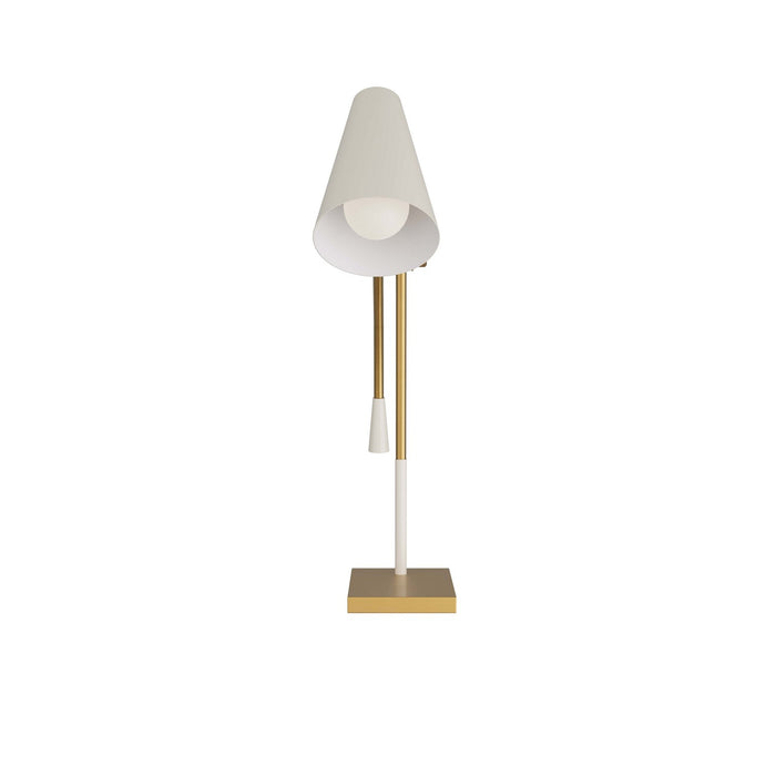 Arteriors PDC02 One Light Table Lamp, Antique Brass