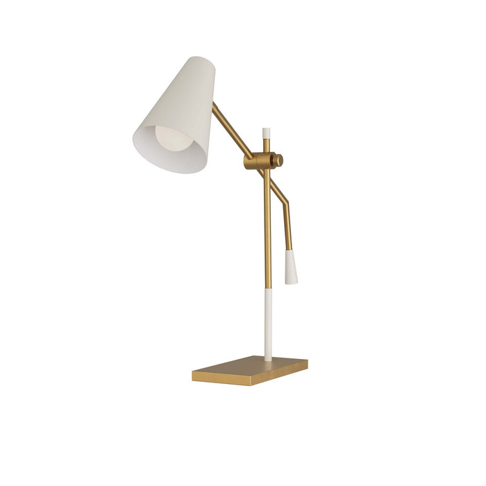 Arteriors PDC02 One Light Table Lamp, Antique Brass