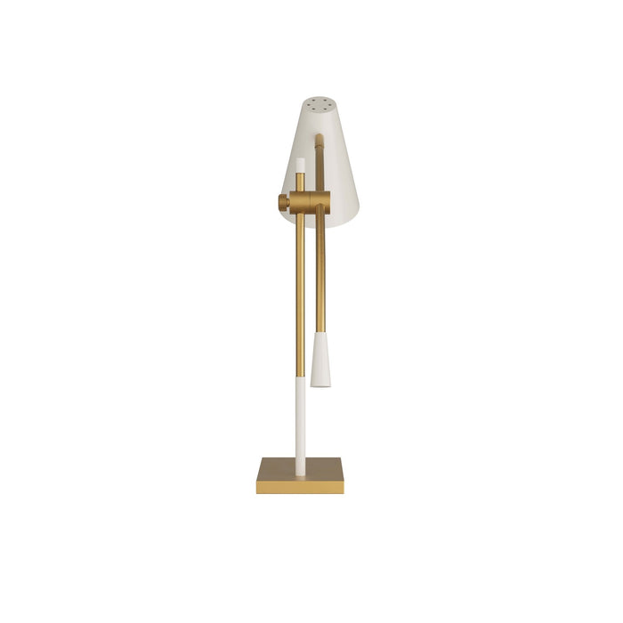 Arteriors PDC02 One Light Table Lamp, Antique Brass
