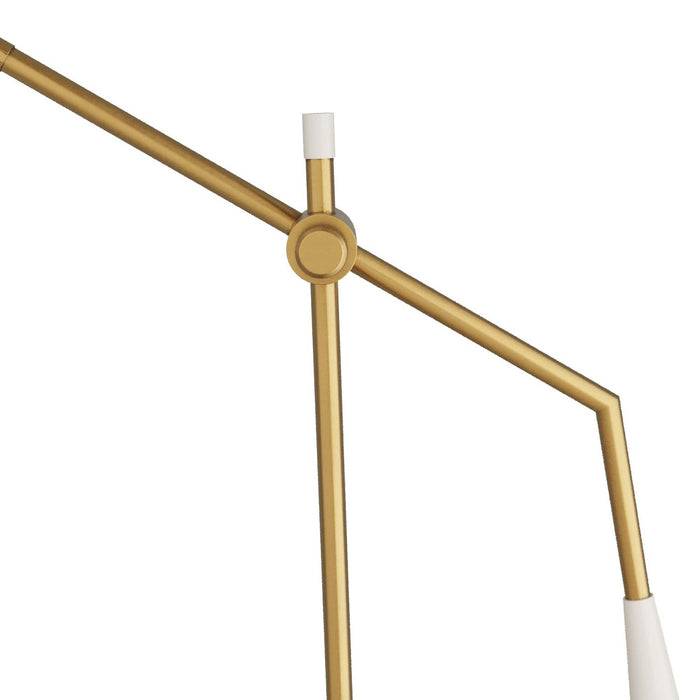 Arteriors PDC02 One Light Table Lamp, Antique Brass