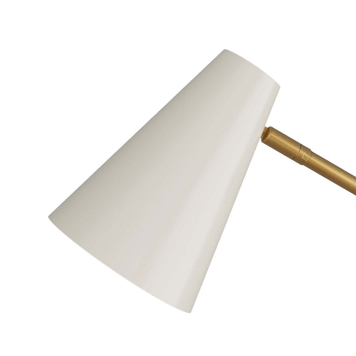 Arteriors PDC02 One Light Table Lamp, Antique Brass