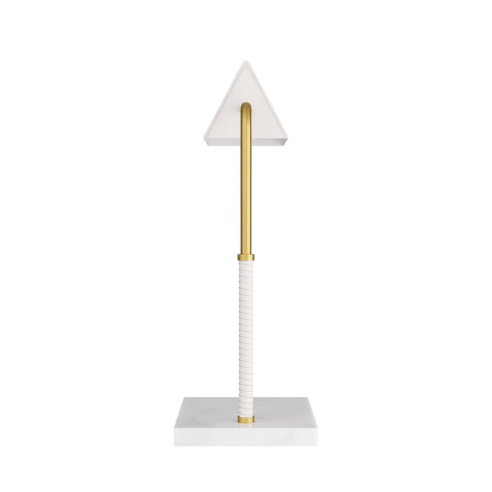 Arteriors PDC03 LED Table Lamp, Antique Brass