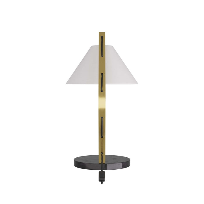 Arteriors PDC08-SH009 One Light Table Lamp, Antique Brass