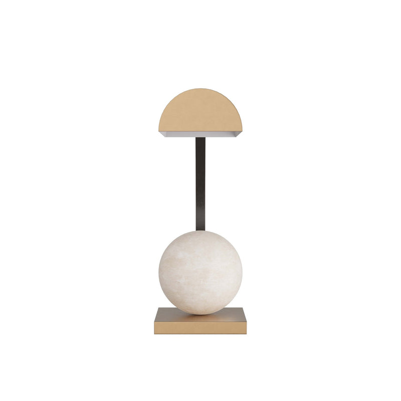 Arteriors PDC09 One Light Table Lamp, Antique Brass