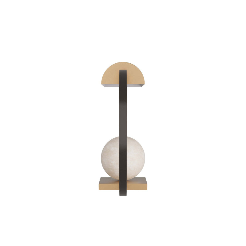 Arteriors PDC09 One Light Table Lamp, Antique Brass