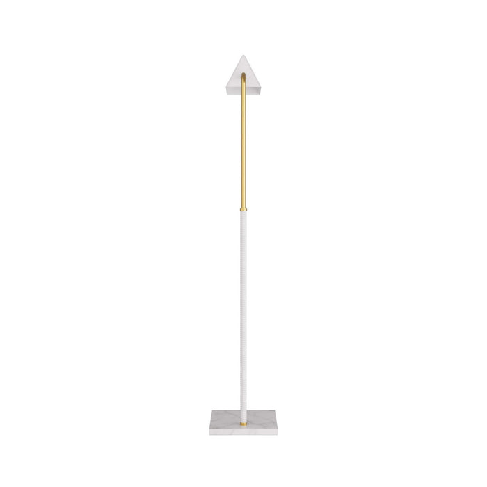 Arteriors PFC02 LED Floor Lamp, Antique Brass
