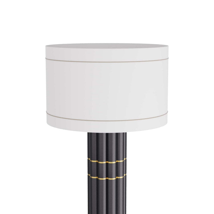 Arteriors PFC07-SH016 One Light Floor Lamp, Black