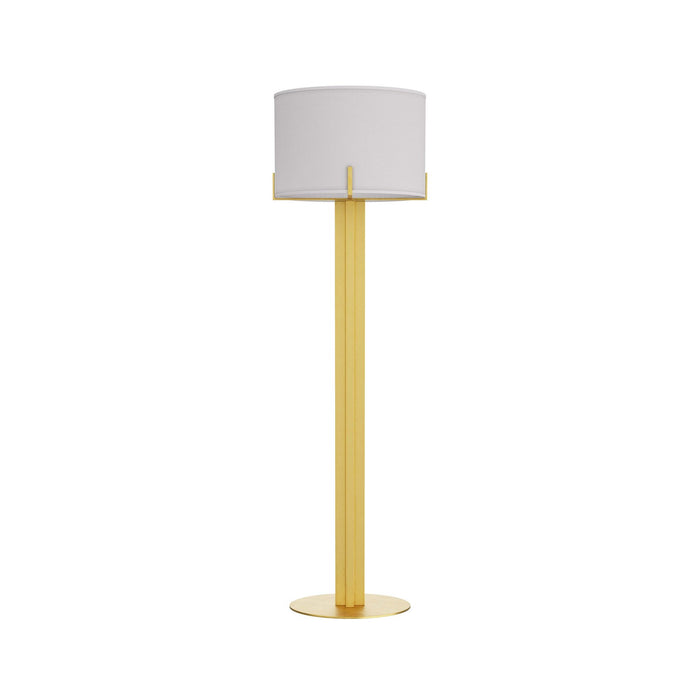 Arteriors PFC08-SH002 One Light Floor Lamp, Antique Brass