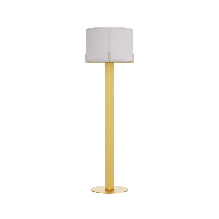 Arteriors PFC08-SH002 One Light Floor Lamp, Antique Brass